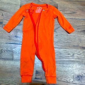 Primary Pajamas PJs Signature baby organic zip romper 6-9 months